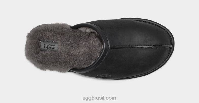 preto 4VTTD2299 UGG homens couro raspado