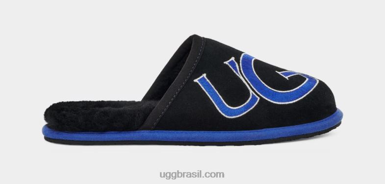 preto/netuno 4VTTD227 UGG homens logotipo arranhado ii