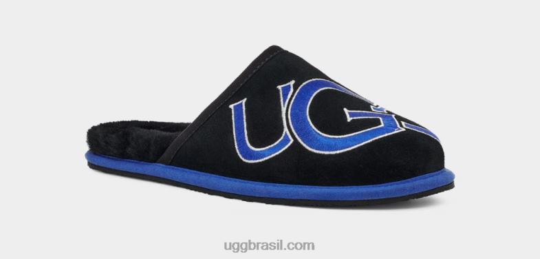 preto/netuno 4VTTD227 UGG homens logotipo arranhado ii
