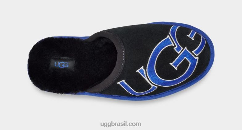 preto/netuno 4VTTD227 UGG homens logotipo arranhado ii