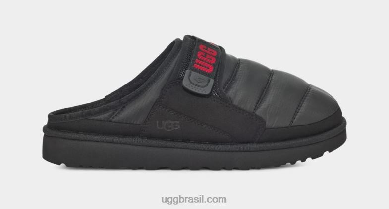 preto/vermelho samba 4VTTD1564 UGG homens sandália dune lta