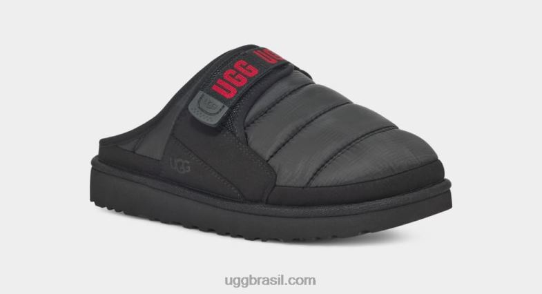 preto/vermelho samba 4VTTD1564 UGG homens sandália dune lta