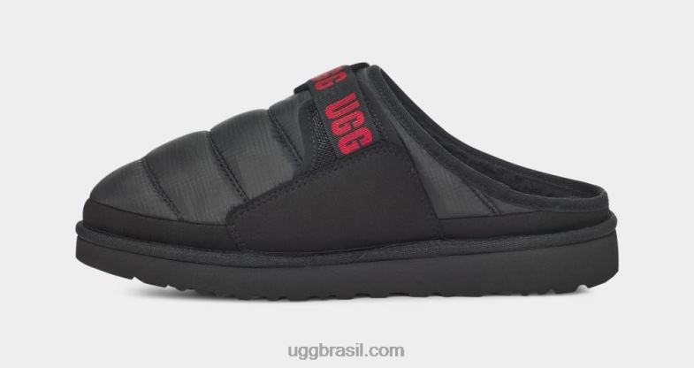 preto/vermelho samba 4VTTD1564 UGG homens sandália dune lta