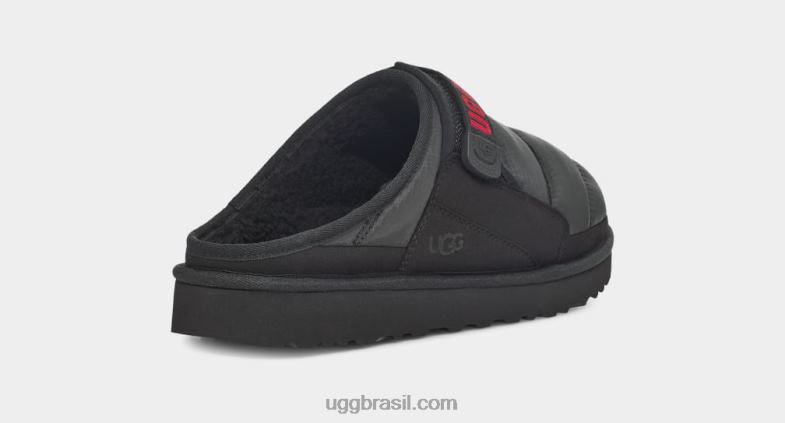 preto/vermelho samba 4VTTD1564 UGG homens sandália dune lta
