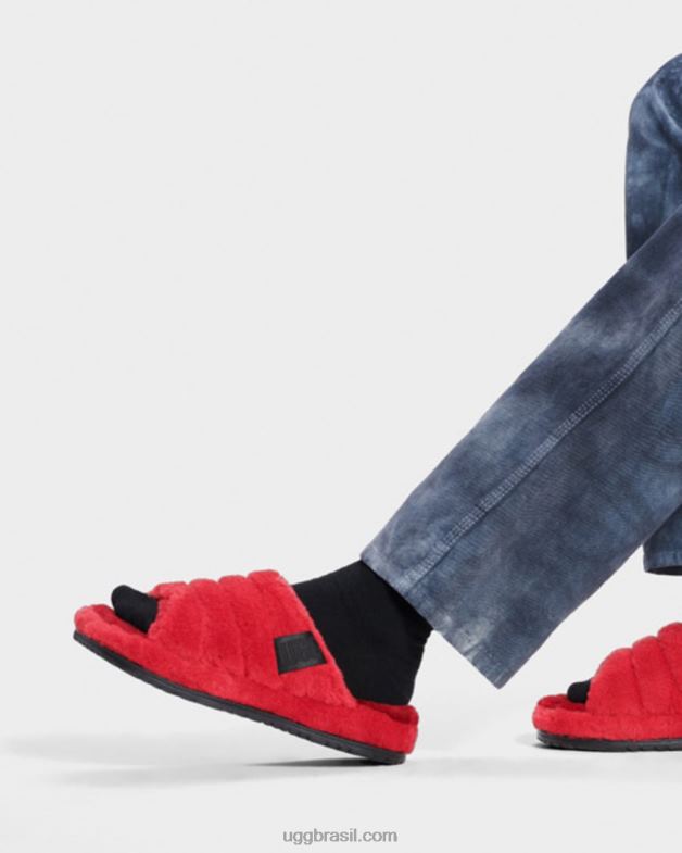 samba red fluff 4VTTD1627 UGG homens afofar você