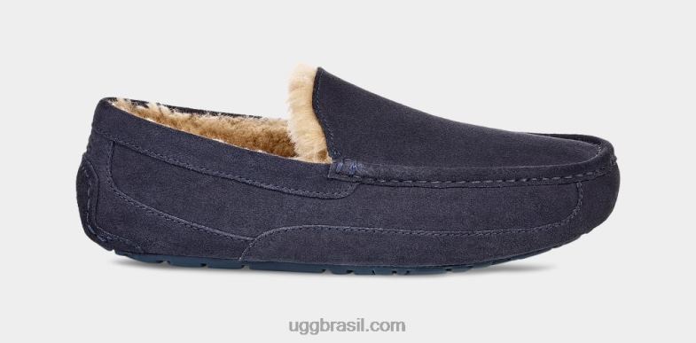 verdadeira marinha 4VTTD1654 UGG homens chinelo ascot