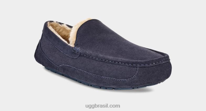 verdadeira marinha 4VTTD1654 UGG homens chinelo ascot