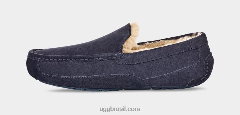 verdadeira marinha 4VTTD1654 UGG homens chinelo ascot