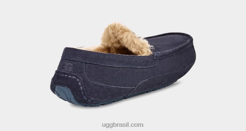 verdadeira marinha 4VTTD1654 UGG homens chinelo ascot