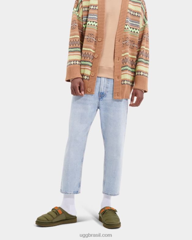 verde musgo/laranja 4VTTD1566 UGG homens sandália dune lta