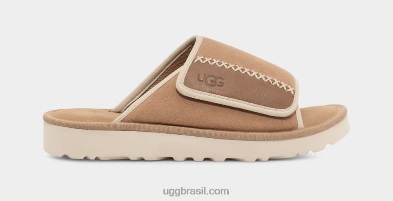 areia/santorin 4VTTD1454 UGG homens escorregador da costa dourada