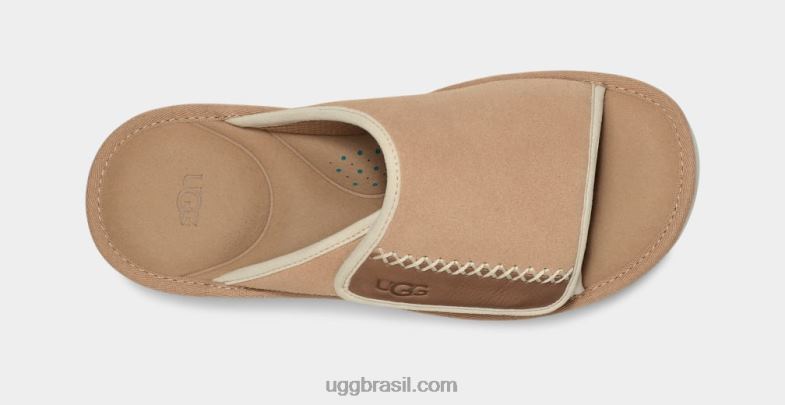 areia/santorin 4VTTD1454 UGG homens escorregador da costa dourada