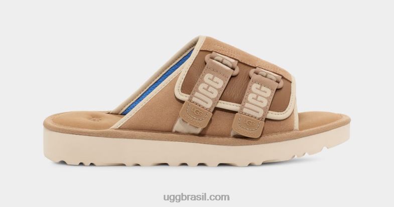 areia/santorin 4VTTD197 UGG homens slide de alça goldencoast