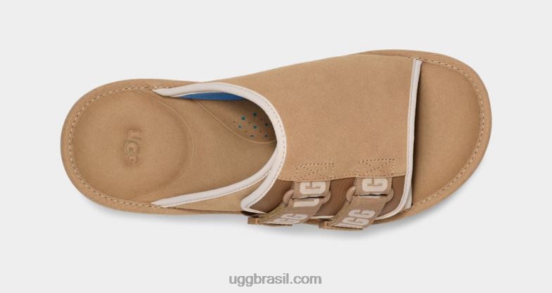 areia/santorin 4VTTD197 UGG homens slide de alça goldencoast