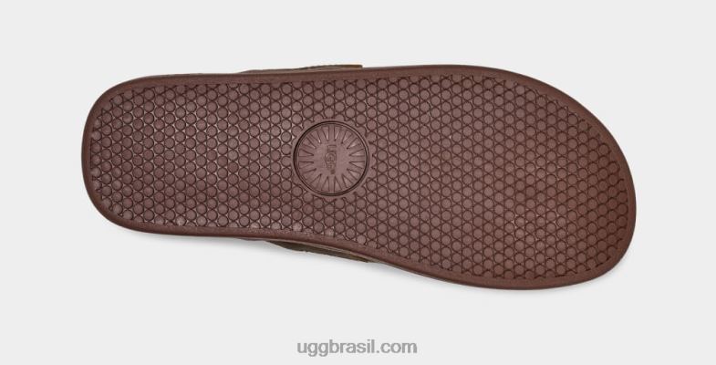 bagagem 4VTTD1549 UGG homens chinelos de couro à beira-mar