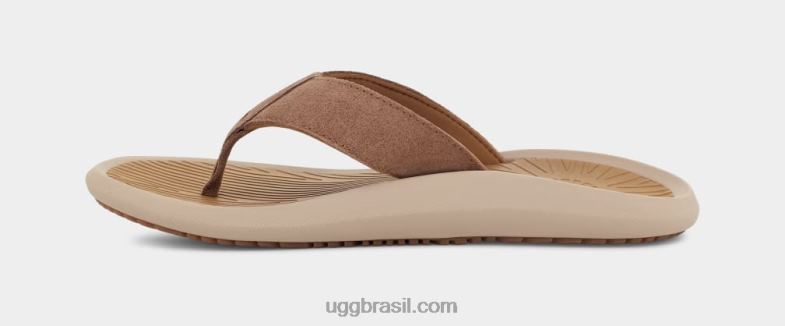 castanha 4VTTD1568 UGG homens brookside ii flip camurça