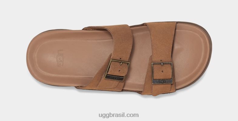 castanha 4VTTD1600 UGG homens corrediça de fivela wainscott