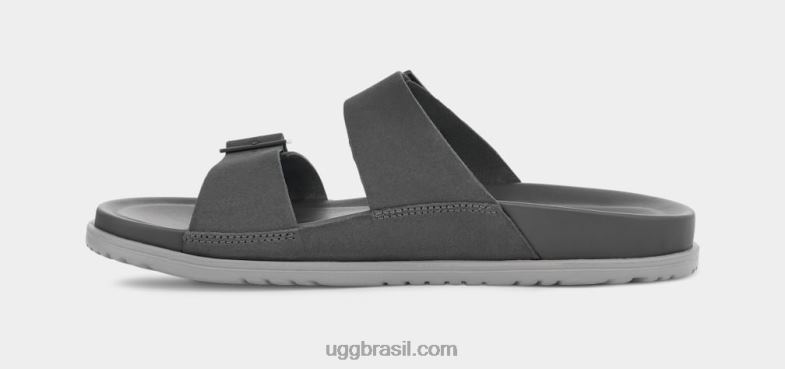 cinza escuro 4VTTD1601 UGG homens corrediça de fivela wainscott