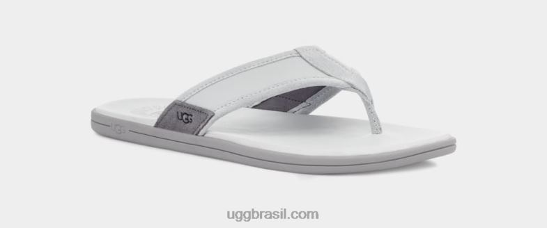 cinza glaciar 4VTTD1656 UGG homens flip à beira-mar