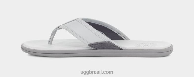 cinza glaciar 4VTTD1656 UGG homens flip à beira-mar