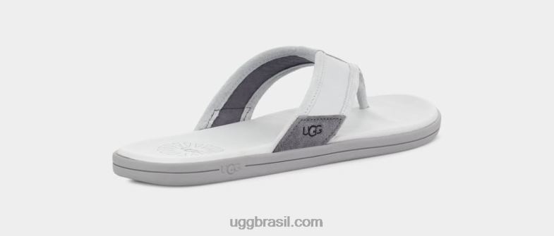 cinza glaciar 4VTTD1656 UGG homens flip à beira-mar