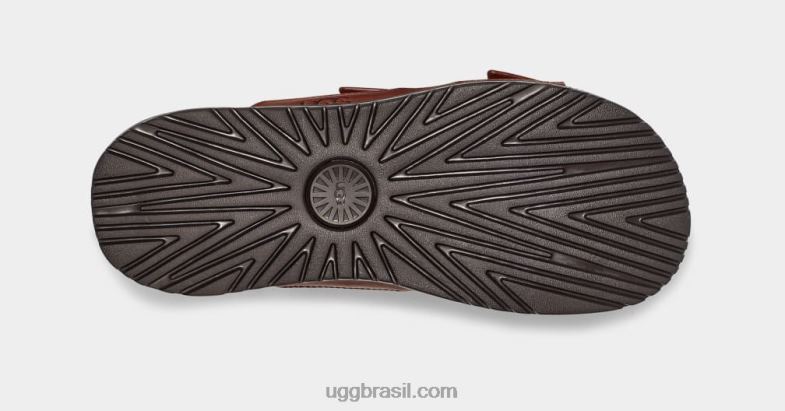 couro conhaque 4VTTD1403 UGG homens corrediça de fivela wainscott