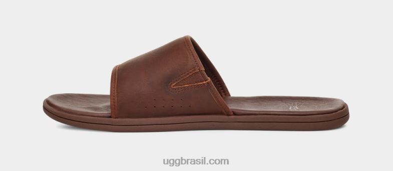 couro de bagagem 4VTTD1546 UGG homens escorrega à beira-mar