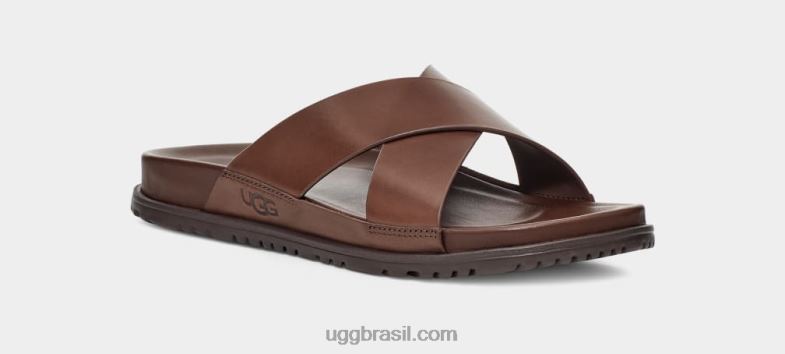 couro pardo 4VTTD2301 UGG homens corrediça wainscott