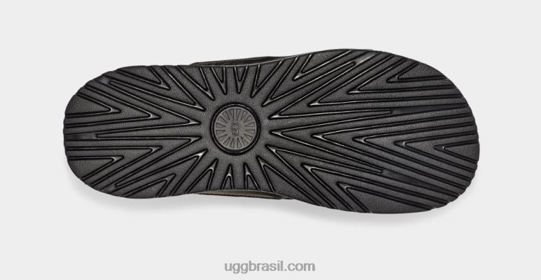 couro preto 4VTTD2302 UGG homens corrediça wainscott