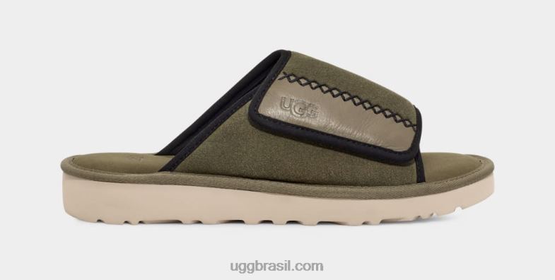 musgo verde 4VTTD1453 UGG homens escorregador da costa dourada