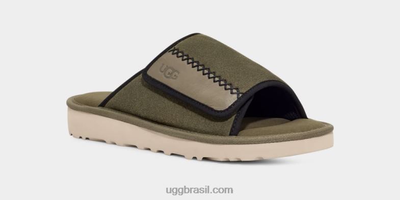 musgo verde 4VTTD1453 UGG homens escorregador da costa dourada