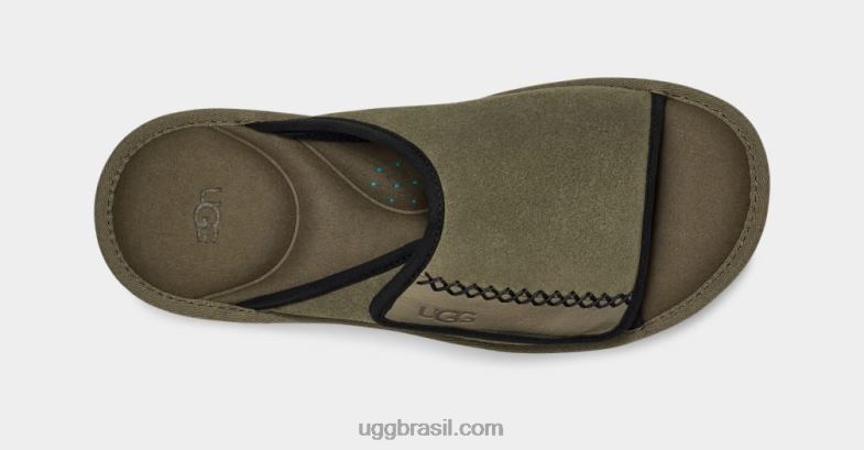 musgo verde 4VTTD1453 UGG homens escorregador da costa dourada