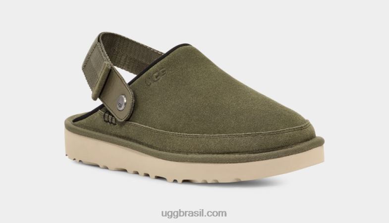 musgo verde 4VTTD1462 UGG homens tamancos da costa dourada