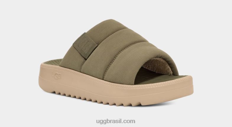 musgo verde 4VTTD2304 UGG homens corrediça maxxer