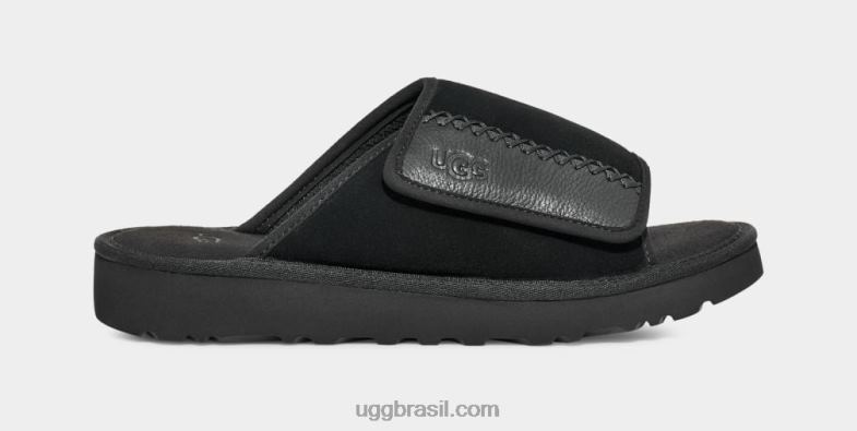 preto 4VTTD1455 UGG homens escorregador da costa dourada
