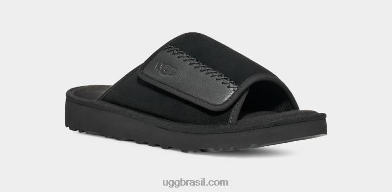 preto 4VTTD1455 UGG homens escorregador da costa dourada