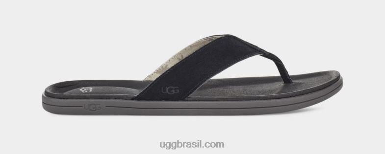 preto 4VTTD207 UGG homens brookside flip