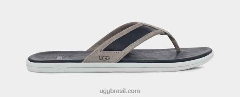 safira escura/selo 4VTTD1655 UGG homens flip à beira-mar