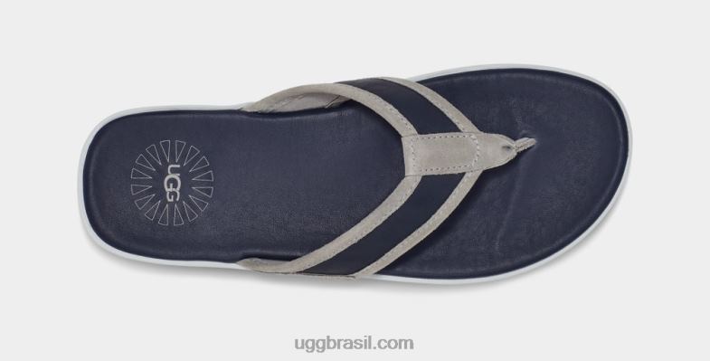 safira escura/selo 4VTTD1655 UGG homens flip à beira-mar