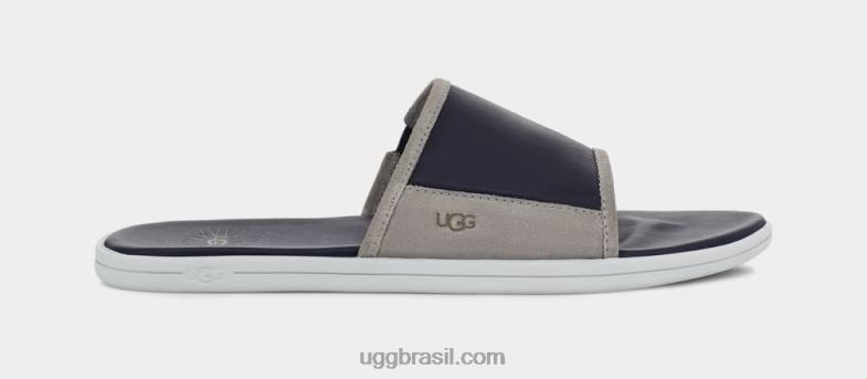 safira escura/selo 4VTTD1657 UGG homens escorrega à beira-mar