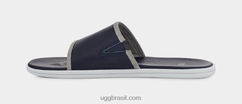 safira escura/selo 4VTTD1657 UGG homens escorrega à beira-mar