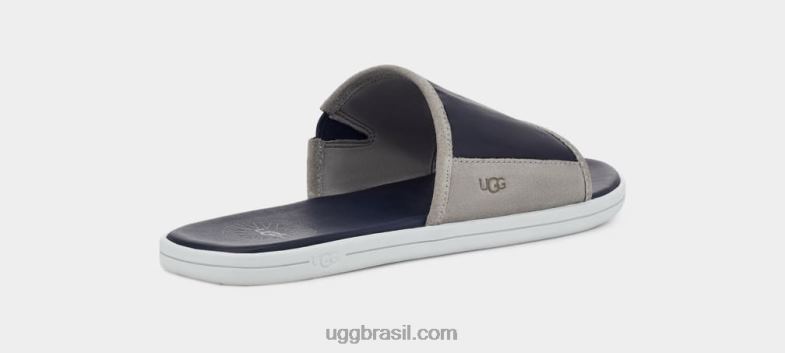 safira escura/selo 4VTTD1657 UGG homens escorrega à beira-mar