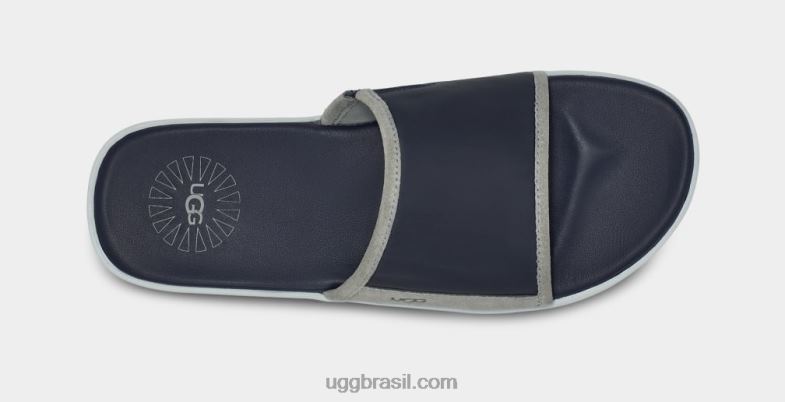 safira escura/selo 4VTTD1657 UGG homens escorrega à beira-mar