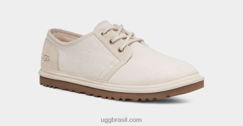 boné branco 4VTTD1575 UGG homens lona baixa neumel