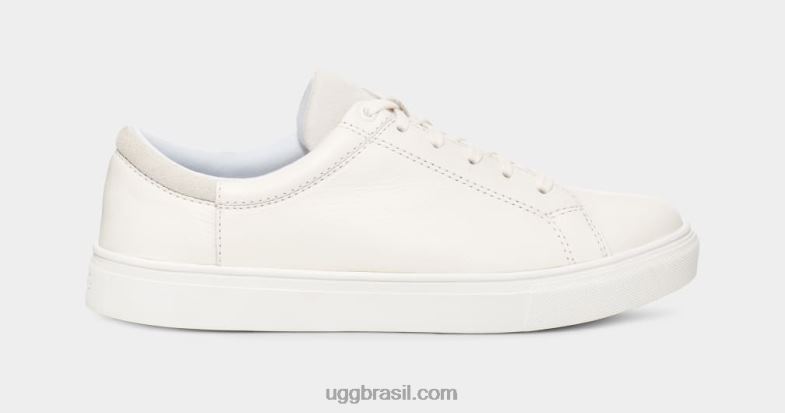 couro branco 4VTTD198 UGG homens baysider tempo baixo