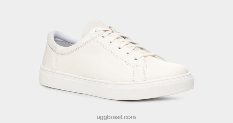 couro branco 4VTTD198 UGG homens baysider tempo baixo