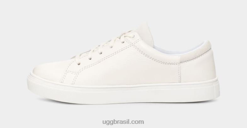 couro branco 4VTTD198 UGG homens baysider tempo baixo