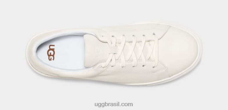 couro branco 4VTTD198 UGG homens baysider tempo baixo