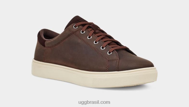 couro pardo 4VTTD2293 UGG homens baysider tempo baixo