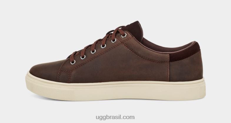 couro pardo 4VTTD2293 UGG homens baysider tempo baixo